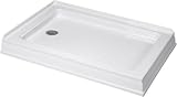 DreamLine SHTR-1034401-00 QUAD Enclosure Tray, Left-hand drain, White