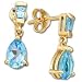 Blue Topaz Earrings