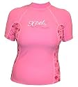 XCEL Womens Short Sleeve Heavy Weight Rash Guard SPF 50+, Womens Rash Guard, Womens surfsuit, Girls rashguard, Ladies rashguard, Authorized Dealer Full Warranty
