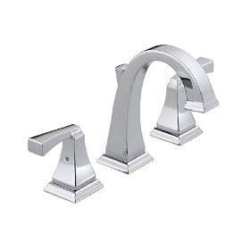Delta Dryden 3551 Two Handle Widespread Lavatory Faucet, Chrome