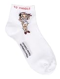 Prestige Medical 377-nhb Fashion Anklet Nurse Socks Betty Boop Too Hot