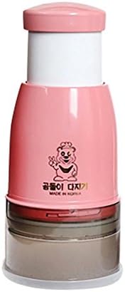 Vegetable Chopper Slicer Food Chopper Korean TV Home Shopping Product (Pink)