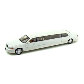 2003 Lincoln Limousine 1/28 - White