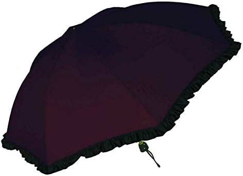 GUY DE JEAN - REGENCE Ruffled Folding Umbrella - GDJ102164 - Purple