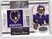 2008 Leaf Certified Materials Souvenir Stamps Material Pro Team Logos #16 Ray Rice - Baltimore Ravens (Piece of Authentic Jersey - Serial #d to 50) (Football Cards)