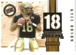 2005 Press Pass SE Game Used Jerseys Gold #KO Kyle Orton / 550 - Chicago Bears (Serial #'d to 550 - Piece of Authentic Game Worn College Jersey) (Football Cards)