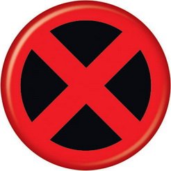  Marvel Comics X-Men Logo Button 81741