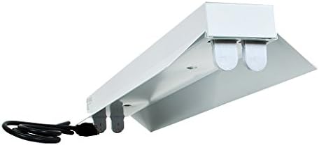 2' FLUORESCENT LIGHT FIXTURE - Great for Garage, Workbench, Jobsite, Plants, and More!