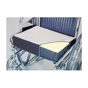 Foam Wheelchair Wedge Cushion, 18" x 16" x 6" to 3"