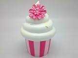 Cupcake Bank Flower Topped