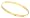 Gorgeous 24K Gold Layered GL Yellow Gold Diamond Cut Bangle Bracelet ~ (BNB29), Medium
