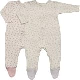 Under the Nile Organic Cotton Flannel Footie - Dips n Dots - Available in Various Colors and Sizes