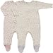 Under the Nile Organic Cotton Flannel Footie - Dips n Dots - Available in Various Colors and Sizes