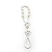 HuaYang Crystal Imitation Pearl Light Brown Beads Barefoot Sandals Adorn Extensible Foot Ring Anklet Chain