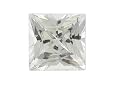 APPROX 2.90CT 8X8MM PRINCESS CUT WHITE YAG.