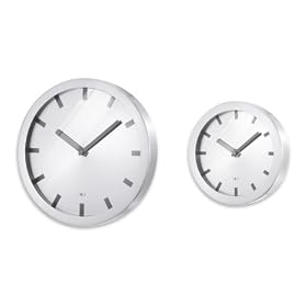 Zack 60021 APOLLO wall clock 7.09 inch Stainless Steel