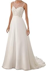 Chiffon Lace Wedding Party Dress 