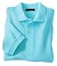NEW Port Authority - 100% Pima Cotton Sport Shirt Blue Surf-2XL