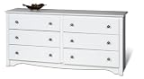 Monterey White 6 Drawer Dresser