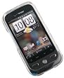 HTC Droid Eris S6200 Clear Plastic Hard Case Cover w/Belt Clip