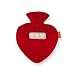 Velour Covered Heart Shaped Hot Water Bottle by Fashy- Made in Germany