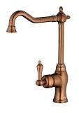 Belle Foret BFN23001TB Bar Sink Faucet, Tumbled Bronze