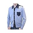 Evisu "Denim trimmed" shirt