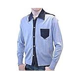 Evisu - Evisu "Denim trimmed" shirt