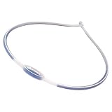Phiten Titanium Sport Type Necklace Clear White 17