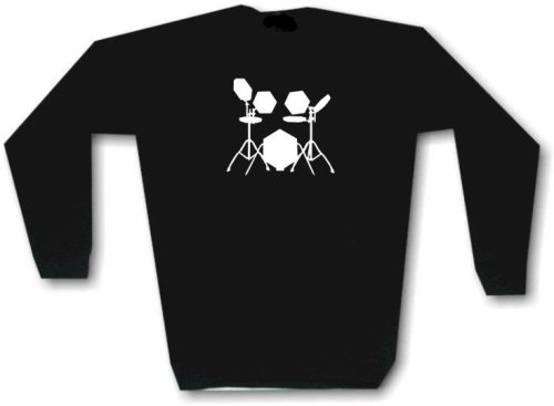 Click here to buy Electronic Drum Set Drummers Logo Mens Sweat Shirt in 2 colors Small thru 3XL.