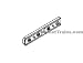 Details West HO Scale Code-83/70 3-Bolt Rail Bar
