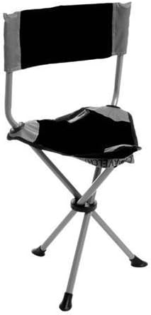 On-Site Therapist Stool Black With Backrest