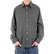 D&G, Dolce & Gabbana charcoal long sleeve shirt. DGM3066