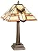 Geometric Mission Style Tiffany Lamp
