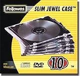 Fellowes Slim Jewel Case 10-Pack
