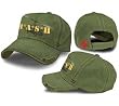MASH Medi-Vac Logo Olive Green Adjustable Cap Hat