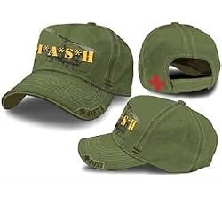 MASH Medi-Vac Logo Olive Green Adjustable Cap Hat