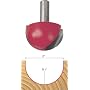 Freud 18-138 2-Inch Diameter Round Nose Router Bit with 1/2-Inch Shank