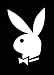 Playboy (Bunny Logo B&W) Framed Art Poster Print - 14
