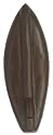 J. Michelle Chocolatier Solid Belgian Dark Chocolate Surfboard, Handmade in Hawaii, 2-Count Bag