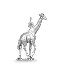 Sterling Silver Giraffe Charm