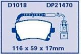 EBC Brakes DP21470 Greenstuff 2000 Series Sport Brake Pad