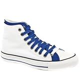 Converse All Star Double Upper - 7 Uk - White & Navy - Fabric