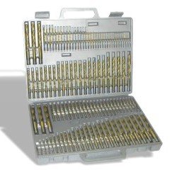 Click here to buy 115-Piece TITANIUM Drill Bit Tool Set , Fractional, Numbered and Lettered Sizes by RRT.