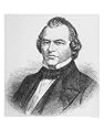 Andrew Johnson, 17th President of the United States from "The Illustrated London News", 6th May 1865 Giclee Poster Print, 18x24