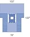 [Item]: Major Abdominal Pack [Additional Info]: . 2 Hand towels 1 Mayo stand cover 4 Utility drapes with adhesive 1 Suture bag 1 Major abdominal drape, 102" x 122" 1 Table cover, reinforced poly, 50" x 90"