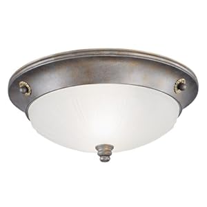 Angelo Brothers 6919400 Provincial Suite Flush Mount Ceiling Fixture by 