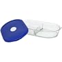 Pyrex Storage Deluxe 5-1/2-Cup Divided Dish with Lid