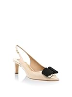 Salvatore Ferragamo Zapatos de talón abierto (Beige Claro)