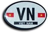 Vietnam - Oval decal